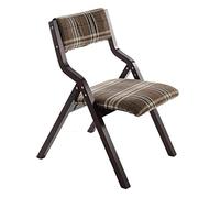YNBSHGAA Solid Wood Folding Dining Chairs with Padded Seats Comfortable Backrest Easy Storage Ideal for Reception Areas Lounge and Small Spaces,6-Style-3
