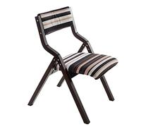 YNBSHGAA Solid Wood Folding Dining Chairs with Padded Seats Comfortable Backrest Easy Storage Ideal for Reception Areas Lounge and Small Spaces,6-Style-2