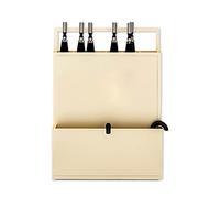 YNBSHGAA Umbrella Barrel Commercial Umbrella Holder Rack 12 Grid, Rectangular Umbrella Stand Racks, For Stolarge Small Umbrellas Canes/White,D