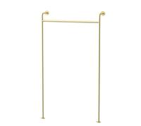 YNBSHGAA Wall Mounted Wedding Coat Rack, Metal Clothes Tidy Rail, Creative Boutique Store Display Rack, Modern Industrial Hanger for Store,5-size_name-120cm