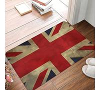 YNCATXZ British Flag Door Mat 40 x 60 cm Non-Slip Indoor Outdoor Mat Welcome Mat Washable Door Rug for Entryway Doormats Absorbent Flannel Bath Mats