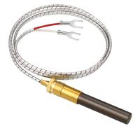 Yncotte Thermopile for Gas Fryer, 750℃ Temperature Resistance Thermopile Generator, 750 MV 38" Aluminum Thermocouple Replacement Part for Pitco 60125501 & Gas Fireplace/Gas Water Heater/Oven