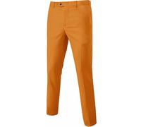 YND Men's Business Suit Pants Slim Fit Flex Flat Front Pant