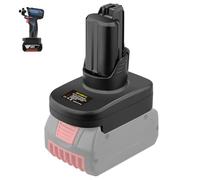 YNDZ Battery Adapter for Bosch Professional 18V GBA Battery to 12V/10.8V Tools, Convert 18V Li-ion to Power 12V Cordless Drill/Driver, for BAT411/420 Series (Battery Not Included)