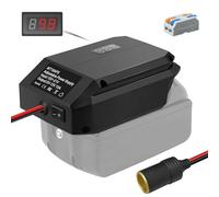 YNDZ for Makita 18V LXT to 5-13V Step Down Converter, 10A Adjustable Regulator with Cigarette Lighter for Power Wheels RC Car Golf Cart DIY