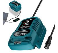 YNDZ Upgraded 21V 4A Max Solar Charger for Makita 18V LXT Battery, Portable Solar Panel Adapter, Fast Charging for Outdoor Camping & Jobsite, Compatible with Makita 18V Power Tool Batteries