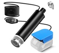 YNDZ Water Transfer Pump for Bosch 18V GBA Battery, 8GPM Flow, 16FT Lift, Submersible Pump with 13FT Power Cord for Garden, Camping, Pool Draining & Fish Tank