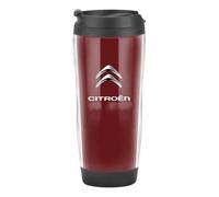 YNEION Travel Reusable Car Thermos Cup,for Citroen C2 C4 Cactus C3 Aircross C5 Aircross C6 C3-XR C3L C5X Berlingo DS7 Insulated Coffee Cup Leak-Proof Double Walled Car Mug Insulation,E