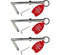 YnFag 3 Pack Emergency Key Elevator Door Key for Door Elevator with Tag (3)