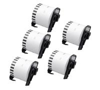 YNGFBFFJ 5Roll DK-2205 DK-22205 Thermal Paper Label 62mm X 30.48m Compatible With QL-500 QL-500A QL-550 QL-560 QL-700 QL-570VM QL-800N QL-600TD