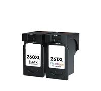 YNGFBFFJ Compatible Ink Cartridge 2Pack PG-260XL CL-261XL For TS6420 TR7020