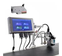 YNGFBFFJ P260E 12.7 25.4mm Universal Coding Marking QR Code Barcode Serial Number Expiration Date Label Printing Inkjet Printer(P260E-12.7mm-1nozzl)