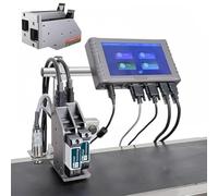 YNGFBFFJ P260E 12.7 25.4mm Universal Coding Marking QR Code Barcode Serial Number Expiration Date Label Printing Inkjet Printer(P260E-12.7mm-2nozzl)