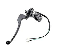 YNGHWU Brake Clutch Lever Motorbike Drum Brake Front Rear Brake Handle Grip Handlebar Assembly with Mirror Seat for GY6 125 Clutch Lever Brake Protector