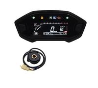 YNGHWU Gauge Odometer Tachometer 12000 RPM Universal Motorcycle LED Adjustable Optional Backlight Digital Odemeter For 1 2 4 Cylinder
