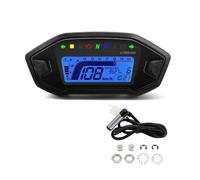YNGHWU Gauge Odometer Tachometer Universal Motorcycle Digital Tachometer Tachometer Dashboard 10000 RPM Instrument Panel Meter LED Display For 1,2,4 Cylinder