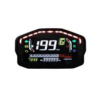 YNGHWU Gauge Odometer Tachometer Universal Motorcycle LED Tachometer Digital Odometer Backlight For 1 2 4 Cylinders Odometer Gauge With Indicator