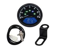 YNGHWU Gauge Odometer Tachometer Universal Motorcycle Tachometer Tachometer 1-4 Cylinders Motorbike Gauge 12000RMP Digital Indicator Moto Accessories
