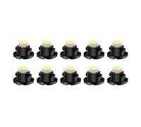 YnGia 10PCS T4.2 LED Bulbs Wedge Dashboard Light, 1 SMD 6000K White Interior Light Bulbs Car Auto Dashboard Instrument Reading Gauge Panel Light