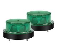 YnGia Emergency Flashing Lights, Strobe Flash Beacon Safety Light Emergency Hazard Warning Flashing Light Marker Lamp for Car Truck Trailer Caravan Camper Van (Green)