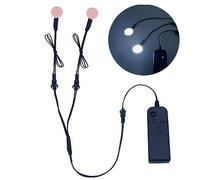 YnGia Led Eyes for Mask Skeleton Ghost Black Cat Spider Pumpkin Spooky Tree, EL Panels Light for Cosplay DIY Themed Party Decor(White, 20mm)