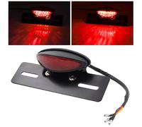 YnGia Motorcycle Brake Stop Running Light, Motorcycle Rear Tail Light with License Plate Bracket for Scooter Cafe Racer