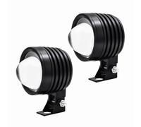 YnGia Motorcycle Front Spotlights 2PCS Universal Motorcycle Driving Auxiliary Light Waterproof Amber White Fog Light 12V for Car Truck SUV ATV Boat