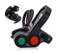 YnGia Motorcycle Handlebar Horn Switch 7/8" Light Turn Signal Light Horn On Off Push Button Controller Switch for Electrical Scooter Moped ATV Go Kart