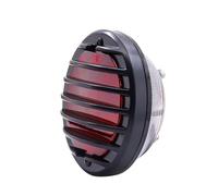 YnGia Motorcycle Rear Light Round Motorbike Brake Light with Plastic Grill 12V Universal Running Brake Stop Tail Light for Motorbike Dirt Bike Scooter ATV (02)