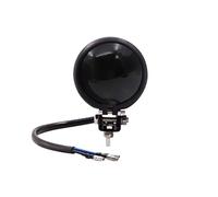 YnGia Motorcycle Tail Light Brake Stop Running Light, Universal Red 12V Motorbike Rear Wheel Side Light Rear Light (Black Lens)