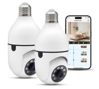 YnGia Security Camera, Socket Security Camera for Home Security with Color Night Vision,Motion Detection (2)