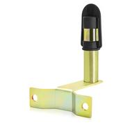 YnGia Tractor Beacon Mounting Bracket, 1 PCS DIN Pole Metal Socket Mount Bracket with Protective Caps and Wires for Warning Strobe Light, Rotating Beacon Light,Forklift (ZJ-2)