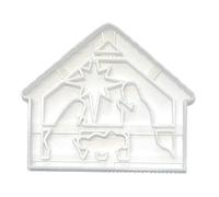 YNGLLC NATIVITY MANGER SCENE BABY JESUS MARY JOSEPH STAR COOKIE CUTTER MADE IN USA