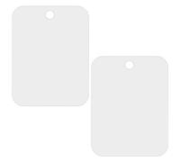 YNGMEIYER 2 Pcs Fogless Shower Mirror Unbreakable Bathroom Mirrors Shatterproof Shower Mirrors for Men for Shaving and Makeup Application