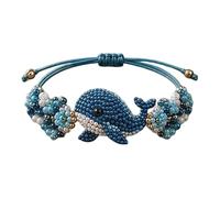 YNGWDCBF 3D Animal Beaded Bracelet Making Kit, DIY Handmade Jewelry Craft Set for Beginners, Creative Ornament Jewelry for Adult Craft Enthusiasts,with Charms and Beads,Instruction Sheet,