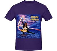Yngwie J Malmsteen Fire and Ice 80S Album Cover Men Crew Neck Art Tee Shirts XXL Purple