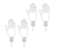 YNGWVHKET Foldable Glove Holders, 2-Pack - Portable Golf Glove Display Stand, Travel-Friendly Silicone Pole, Quick-Drying and Moisture-Proof Accessory