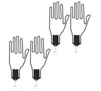 YNGWVHKET Foldable Glove Holders, 2-Pack - Portable Golf Glove Display Stand, Travel-Friendly Silicone Pole, Quick-Drying and Moisture-Proof Accessory