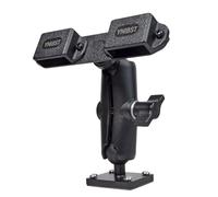 YNIBST Multi-Device Holder for Radio/Speaker Mic Belt Clip, Walkie Talkie Mount with drill base and Adhesive Bottom, Compatible with Motorola BaoFeng Kenwood Wouxon Quansheng Two Way Radio.