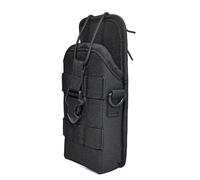 YNIBST Tactical Molle Radio Pouch, Nylon Walkie Talkie Holder with Adjustable Shoulder Strap, Compatible with Motorola Kenwood Baofeng Midland Handheld Two Way Radio
