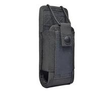 YNIBST Universal Radio Pouch Walkie Talkie Holster with Molle, Nylon Case Compatible with Motorola Baofeng Midland Retevis Handheld Two Way Radio (MOLLE01)