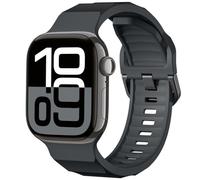 Ynitec Sport Strap - Compatible with Apple Watch Series 10 Straps 42mm 41mm 40mm 38mm for Women Men, Soft Silicone Waterproof Strap for iWatch Series 10 9 8 7 6 5 4 SE 3 2 1 Ultra, Grey