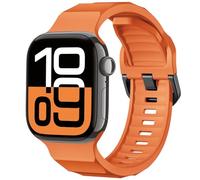 Ynitec Sport Strap - Compatible with Apple Watch Series 10 Straps 46mm 45mm 44mm 49mm 42mm for Men Women, Soft Silicone Waterproof Strap for iWatch Series 10 9 8 7 6 5 4 SE 3 2 1 Ultra, Orange