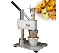 YNITJH Commercial-Grade Manual Egg Tart Shell Making Machine & Dough Press Tool,Non-stick,Rust-Resistant Stainless Steel Design for Consistent Tart,Pie,And Canapé Bases with Stable Countertop B02