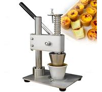 YNITJH Commercial-Grade Manual Egg Tart Shell Making Machine & Dough Press Tool,Non-stick,Rust-Resistant Stainless Steel Design for Consistent Tart,Pie,And Canapé Bases with Stable Countertop H42