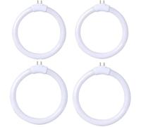 YNiuniunny 4Pcs T4 11W 220V LED Round Tube Bulb Four Pins Light Fluorescent Ring Lamp White Tube Magnifying Glass Light Small Desk Lamp Bulb