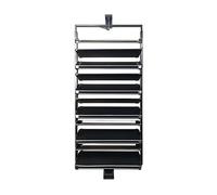 YNIYUJKL 360-Degree Rotating Shoe Rack, Adjustable Height Organizer With Vertical Pull-Out Shelves For Bedroom Wardrobe, Space-Saving 4-Tier Storage Cabinet,11 tier