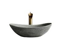 YNIYUJKL Bathroom Vessel Sink Bowl Basin Ceramic Art Sink Creative Retro Bathroom Sink Washbasin Thickened Bathroom Balcony Outdoor Handwashing Sinks Lavatory Above Counter V