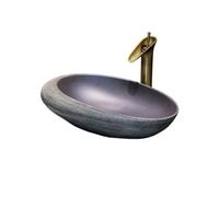 YNIYUJKL Bathroom Vessel Sink Bowl Basin High-Grade Retro Bathroom Sinks Hotel Washbasin Basin Ceramic Countertop Basin Household Lavatory Washbasin Lavatory Above Counter Va