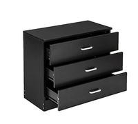 YNIYUJKL Bedside Table Interior Creative Minimalist Three-Tier Drawer Dresser Storage Cabinet Bedroom Bedside Table Side Table White/Black Side Tables Bedroom,A